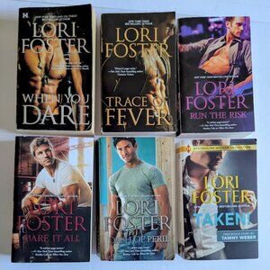 Harlequin Romance Lori Foster Set Lot of 6 Paperback Small
